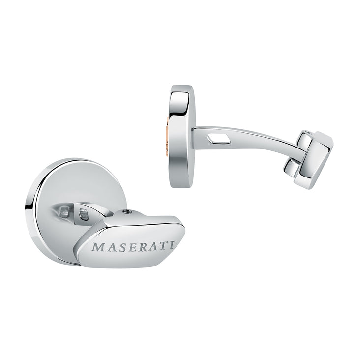 MASERATI J CUFFLINKS SS+RG