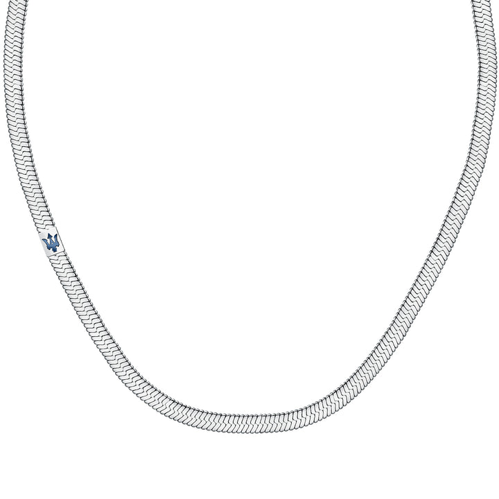 MASERATI NECK. IP BLUE TRIDENT 55CM