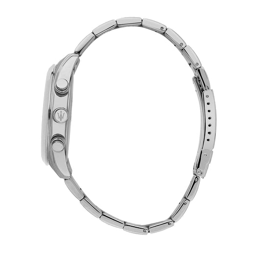 مازيراتي أترازيوني 43 متعددة الوظائف. ميناء أزرق، سوار وعازل من الفولاذ المقاوم للصدأ