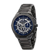 Maserati Stile 45MM CHR BLUE+D.GUN Dial BR D.GUN Men's Watch