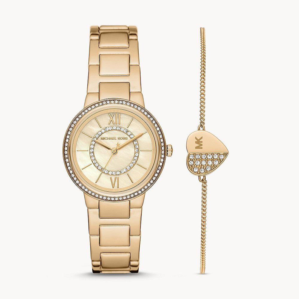 Michael Kors Gabbi Gold Stainless Steel Women's Watch - MK1031