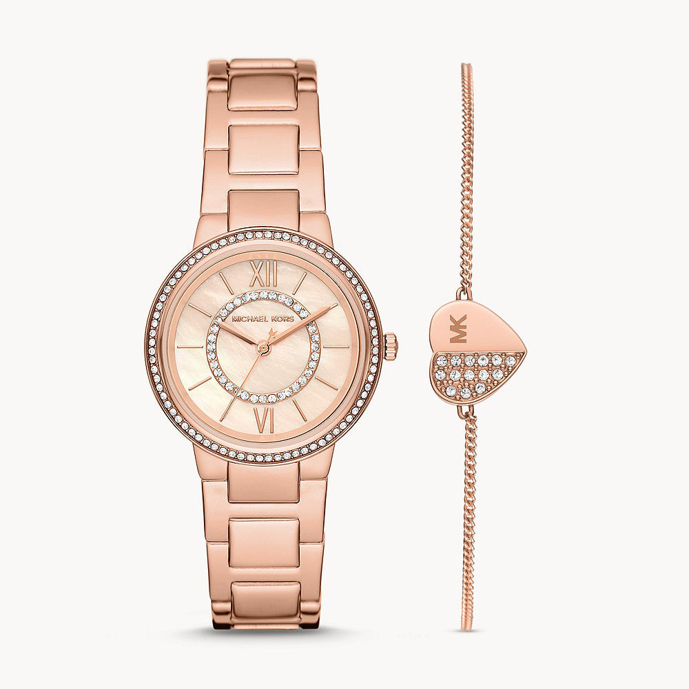 Michael Kors Gabbi Rose Gold Stainless Steel Women's Watch - MK1032