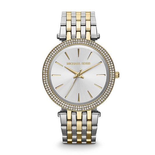 Michael Kors Darci Three-Hand Two-Tone Stainless Steel Women's Watch
