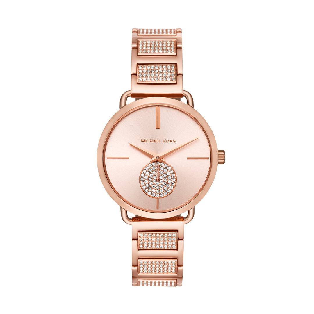 Michael Kors Analog Women's Watch Gold Plated Metal Bracelet - MK3853