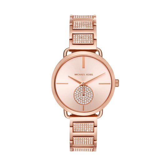 Michael Kors Analog Women's Watch Gold Plated Metal Bracelet