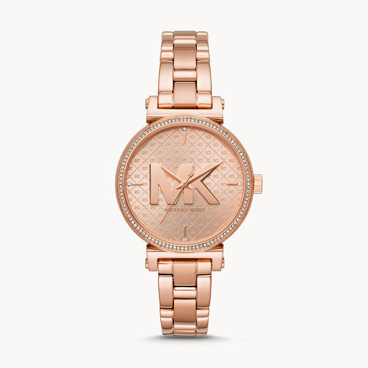 Michael Kors Sofie Rose Gold Stainless Steel Women's Watch