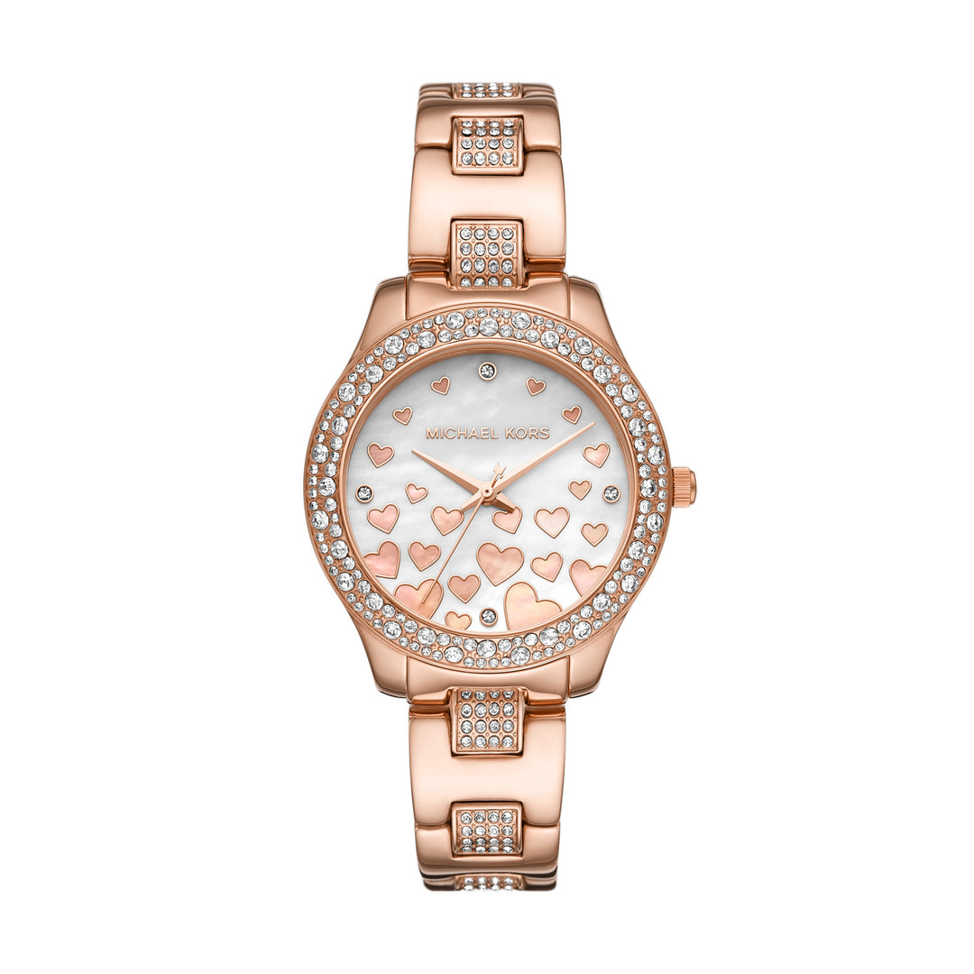 Michael Kors Analog Women's Watch Gold Plated Metal Bracelet