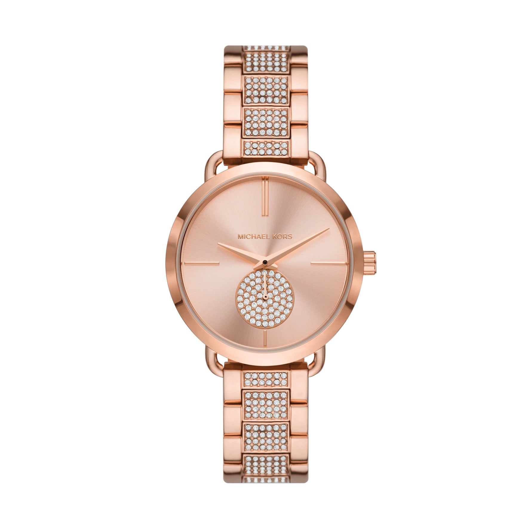 Michael Kors Analog Women's Watch Gold Plated Metal Bracelet - MK4598 ...