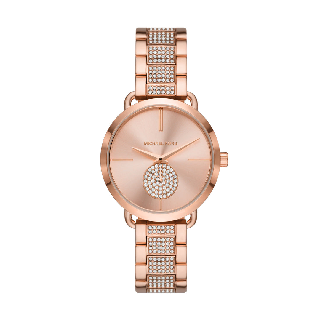 Michael Kors Analog Women's Watch Gold Plated Metal Bracelet