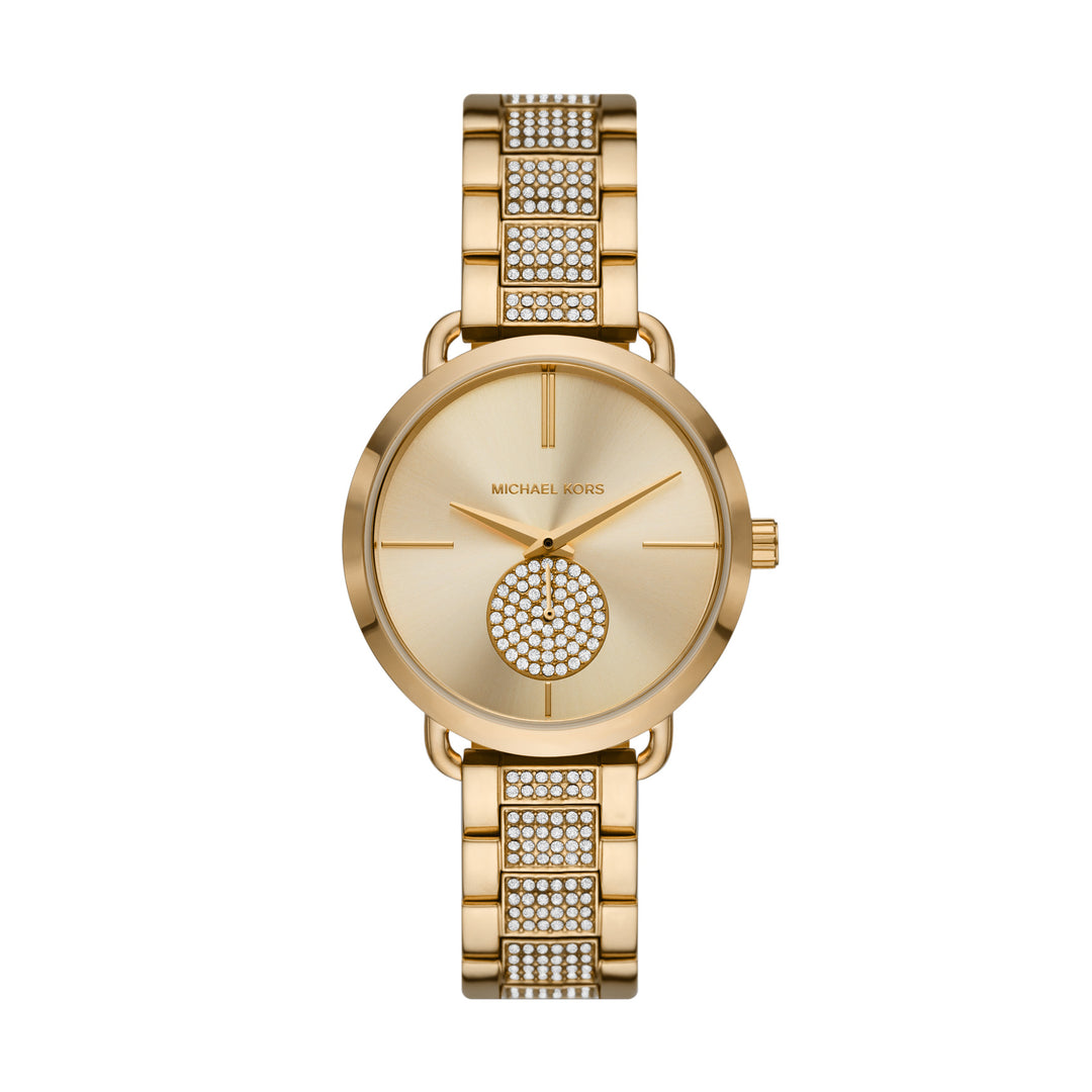 Michael Kors Analog Women's Watch Gold Plated Metal Bracelet