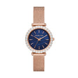 Michael Kors Darci Three-Hand Rose Gold-Tone Stainless Steel Women's Watch