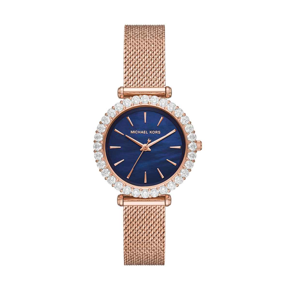 Michael Kors Darci Three-Hand Rose Gold-Tone Stainless Steel Women's Watch