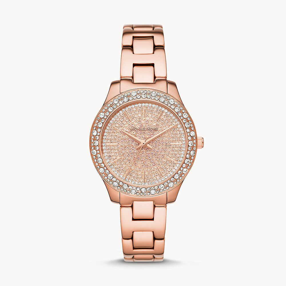 Michael Kors Liliane Rose Gold Stainless Steel Women's Watch - MK4651