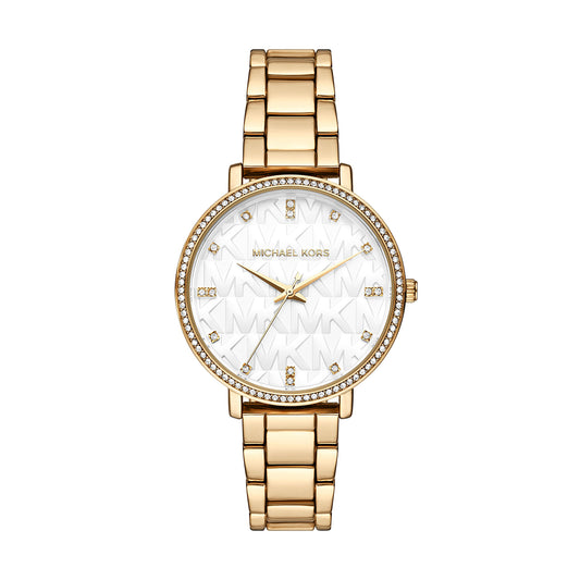 Michael Kors Pyper Three-Hand Gold-Tone Alloy Women's Watch