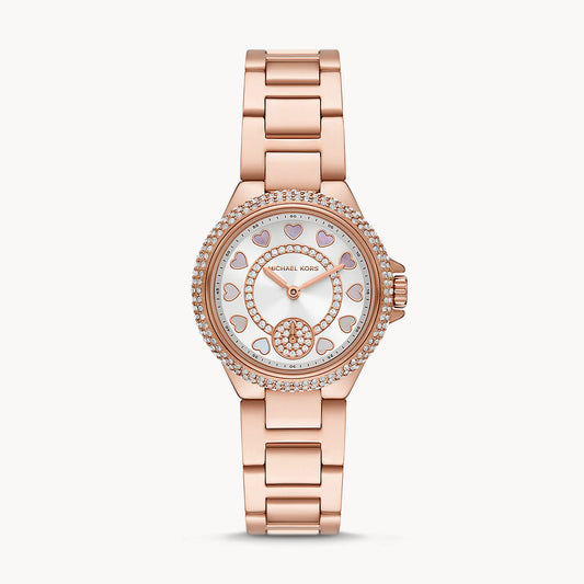 Michael Kors Camille Rose Gold Stainless Steel Women's Watch