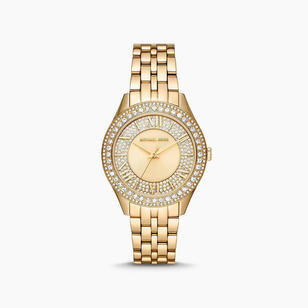 Michael Kors Harlowe Gold Stainless Steel Women's Watch