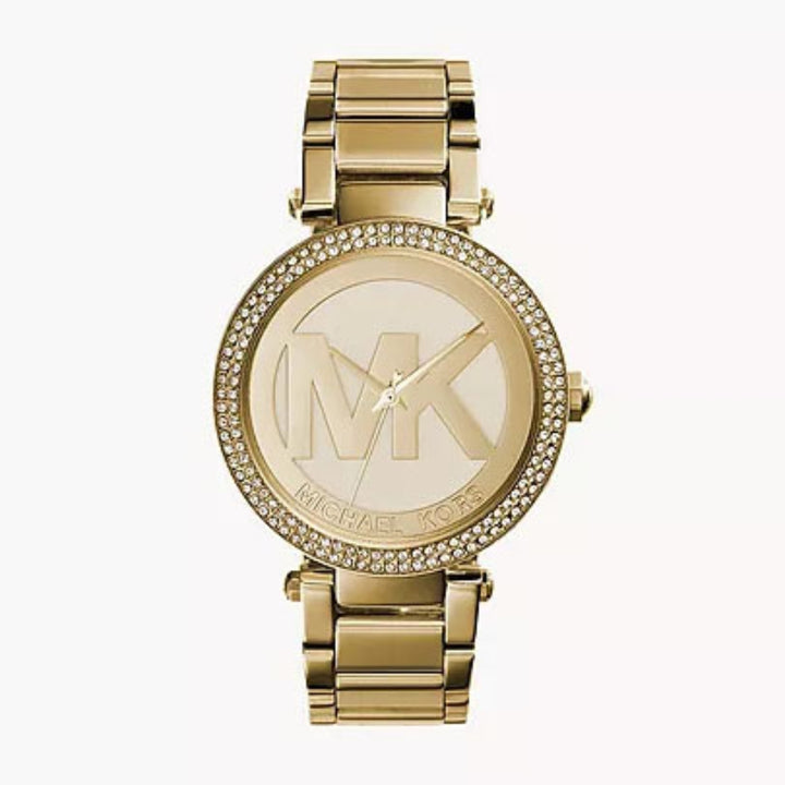 Michael Kors Parker Women's Three-Hand Gold-Tone Stainless Steel Watch - MK5784