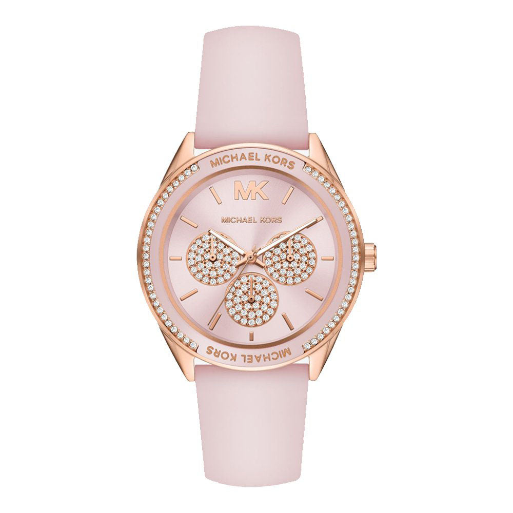 Michael Kors Pink Leather Ladies Women's Watch - MK6946