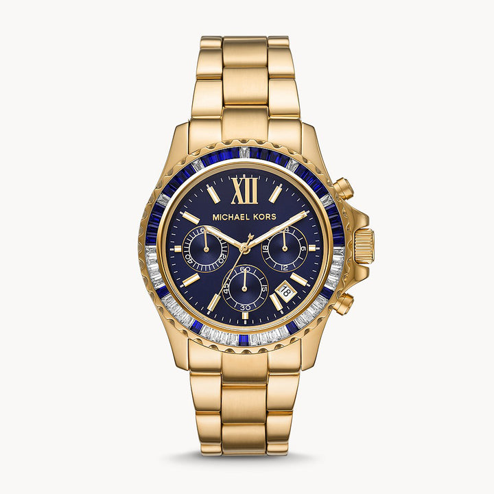 Michael Kors Everest Chronograph Gold-Tone Stainless Steel Women's Watch - MK6971