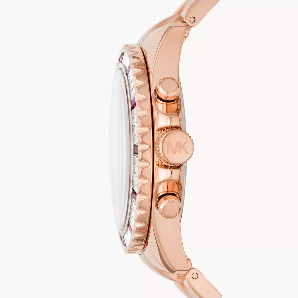 Michael Kors Everest Women's Chronograph Rose Gold-Tone Stainless Steel Watch - MK6972
