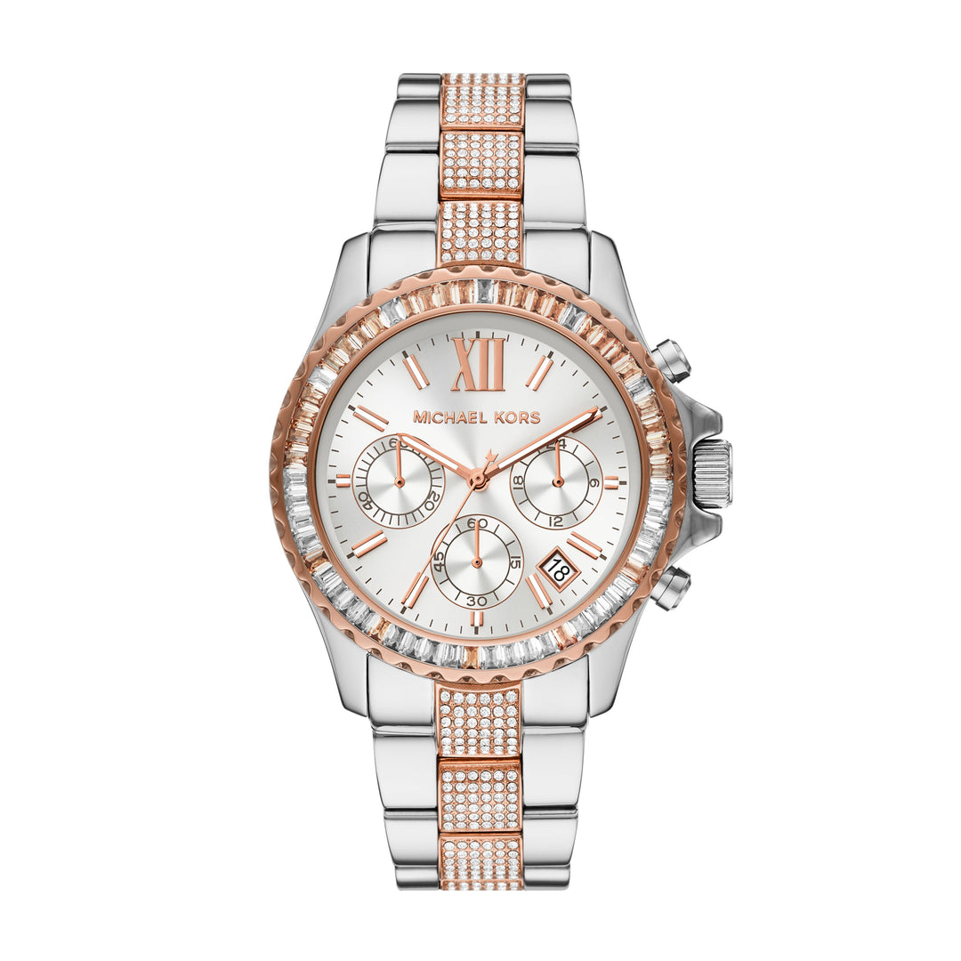 Michael Kors Everest Chronograph Two-Tone Stainless Steel Women's Watch - MK6975