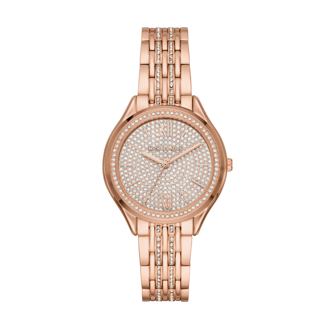 Michael Kors Analog Women's Watch Gold Plated Metal Bracelet