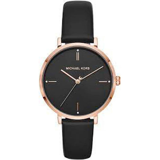 Michael Kors Analog Women's Watch Gold Plated Leather St