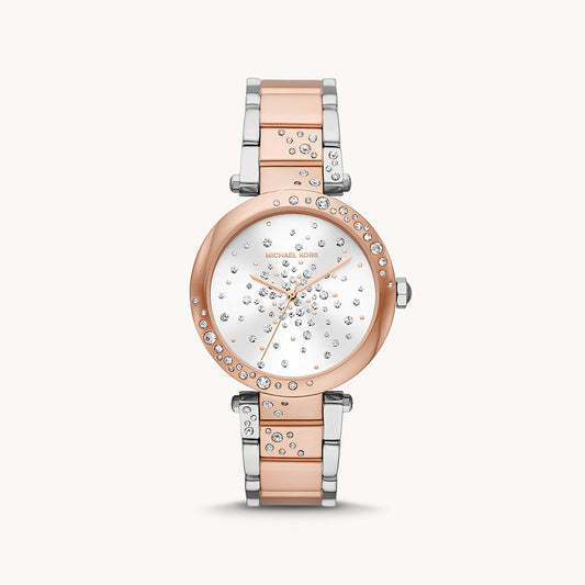 Michael Kors Parker Three-Hand Two-Tone Stainless Steel Women's Watch