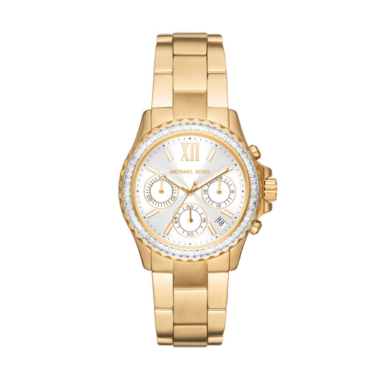 Michael Kors Everest Chronograph Gold-Tone Stainless Steel Women's Watch