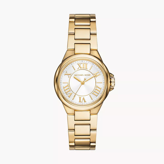 Michael Kors Camille Women's Three-Hand Gold-Tone Stainless Steel Watch