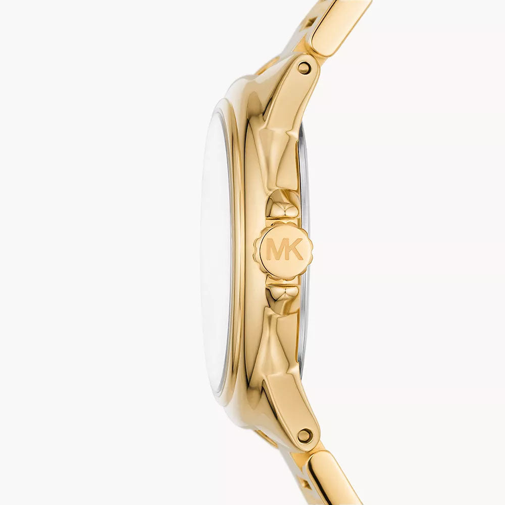 Michael Kors Camille Women's Three-Hand Gold-Tone Stainless Steel Watch