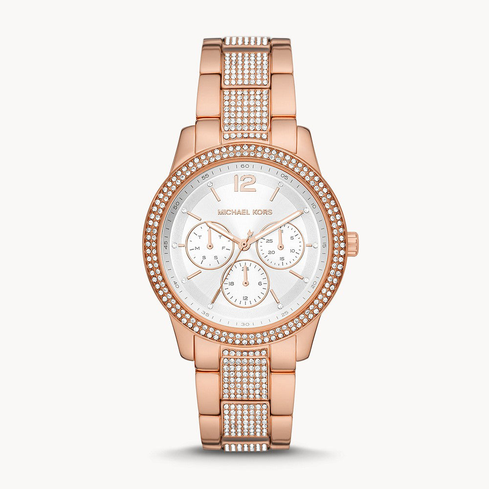 Michael Kors Tibby Multifunction Rose Gold-Tone Stainless Steel Women's Watch - MK7293