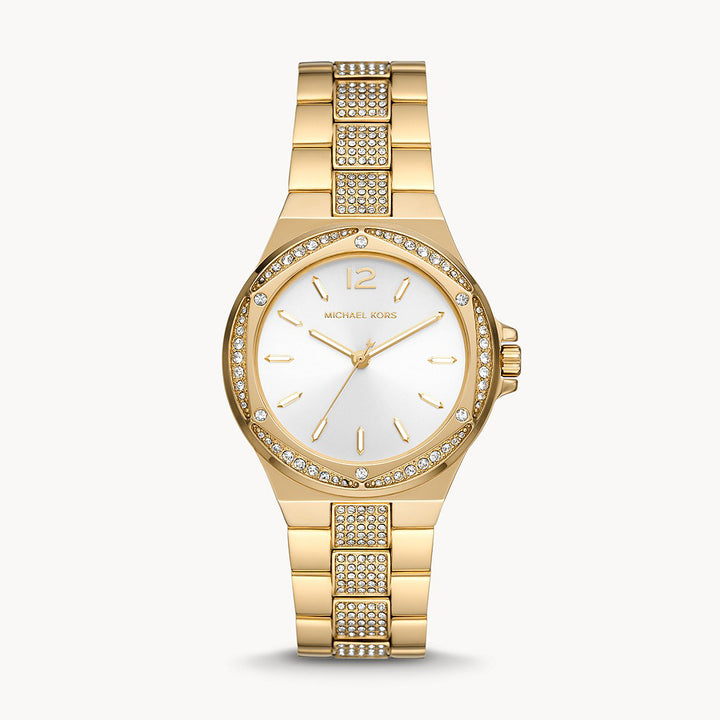 Michael Kors Lennox Three-Hand Gold-Tone Stainless Steel Women's Watch - MK7361