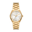 Michael Kors Lennox Women's Three-Hand Gold-Tone Stainless Steel Watch