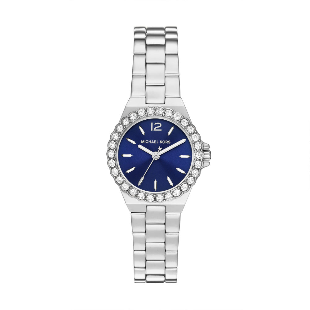 Michael Kors Lennox Women's Stainless Steel Blue Dial Watch - MK7397