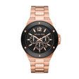 Michael Kors Lennox Chronograph Rose Gold-Tone Stainless Steel Men's Watch