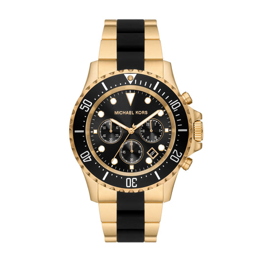 Michael Kors Everest Chronograph Black Stainless Steel Men's Watch