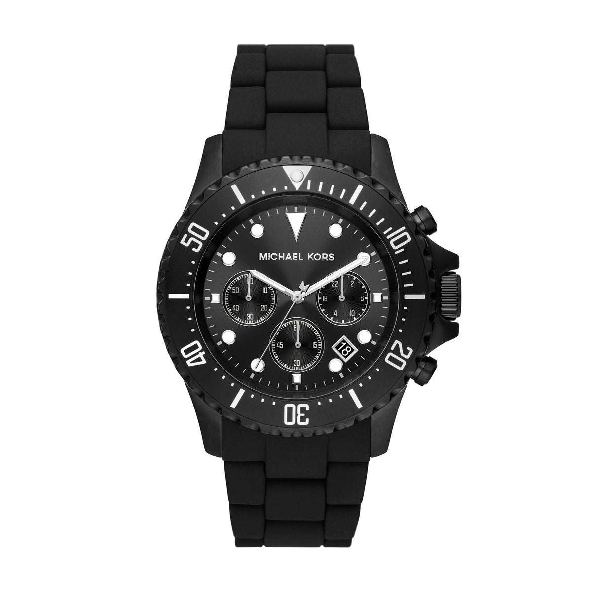 Michael Kors Everest Chronograph Two-Tone Stainless Steel And Silicone Men's Watch