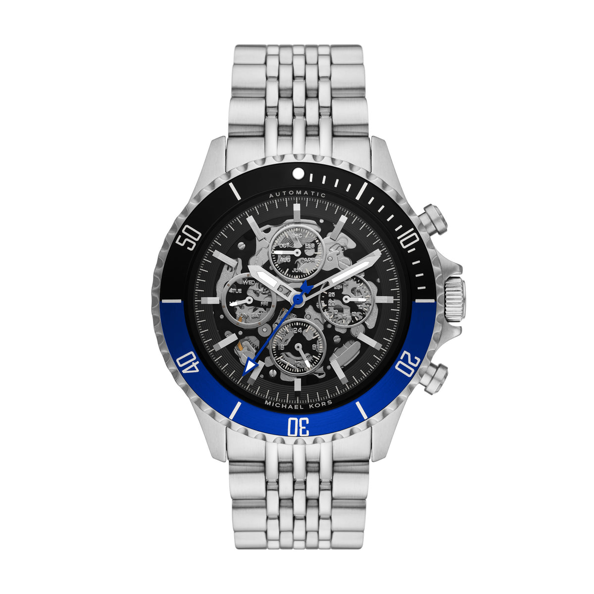 Michael Kors Bayville Automatic Chronograph Stainless Steel Men's Watch