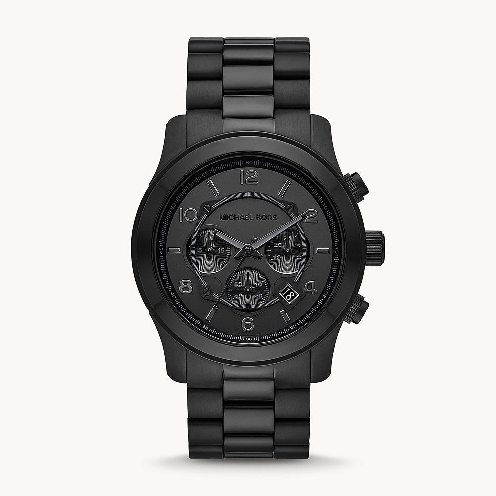 Michael Kors Runway Black Stainless Steel Men's Watch - MK9073