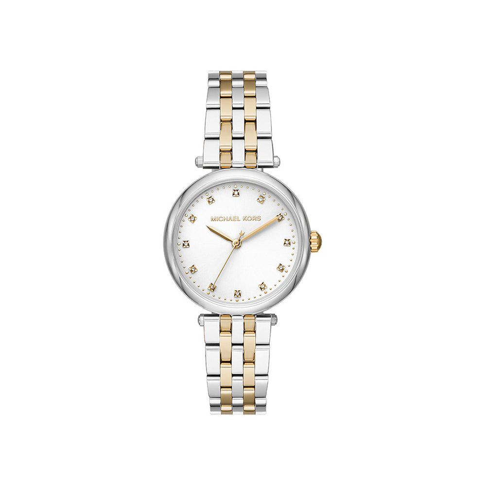 Michael Kors Analog Women's Watch Gold Plated Metal Bracelet - MK4569