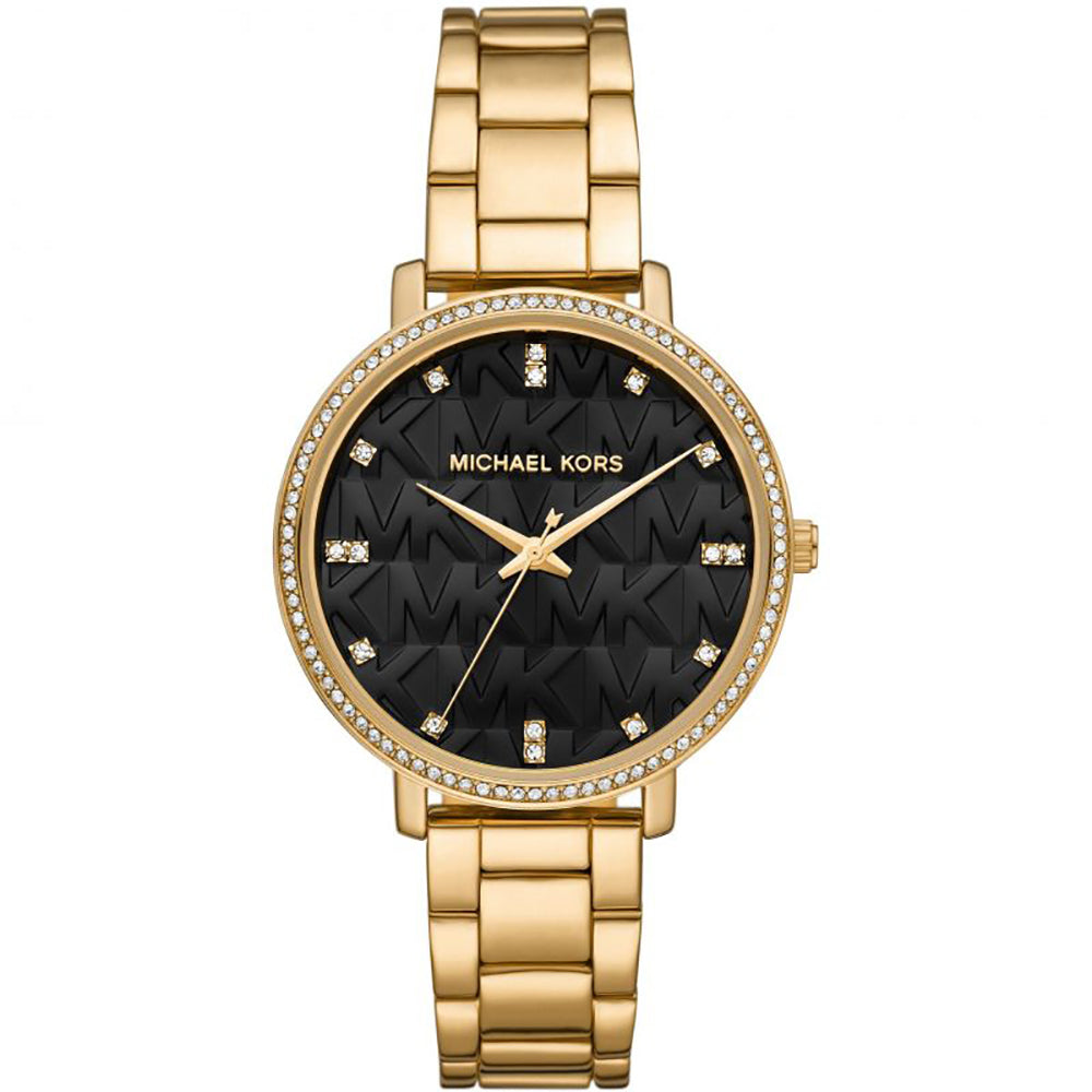 Michael Kors Analog Men's Watch Gold Plated Metal Bracelet - MK4593