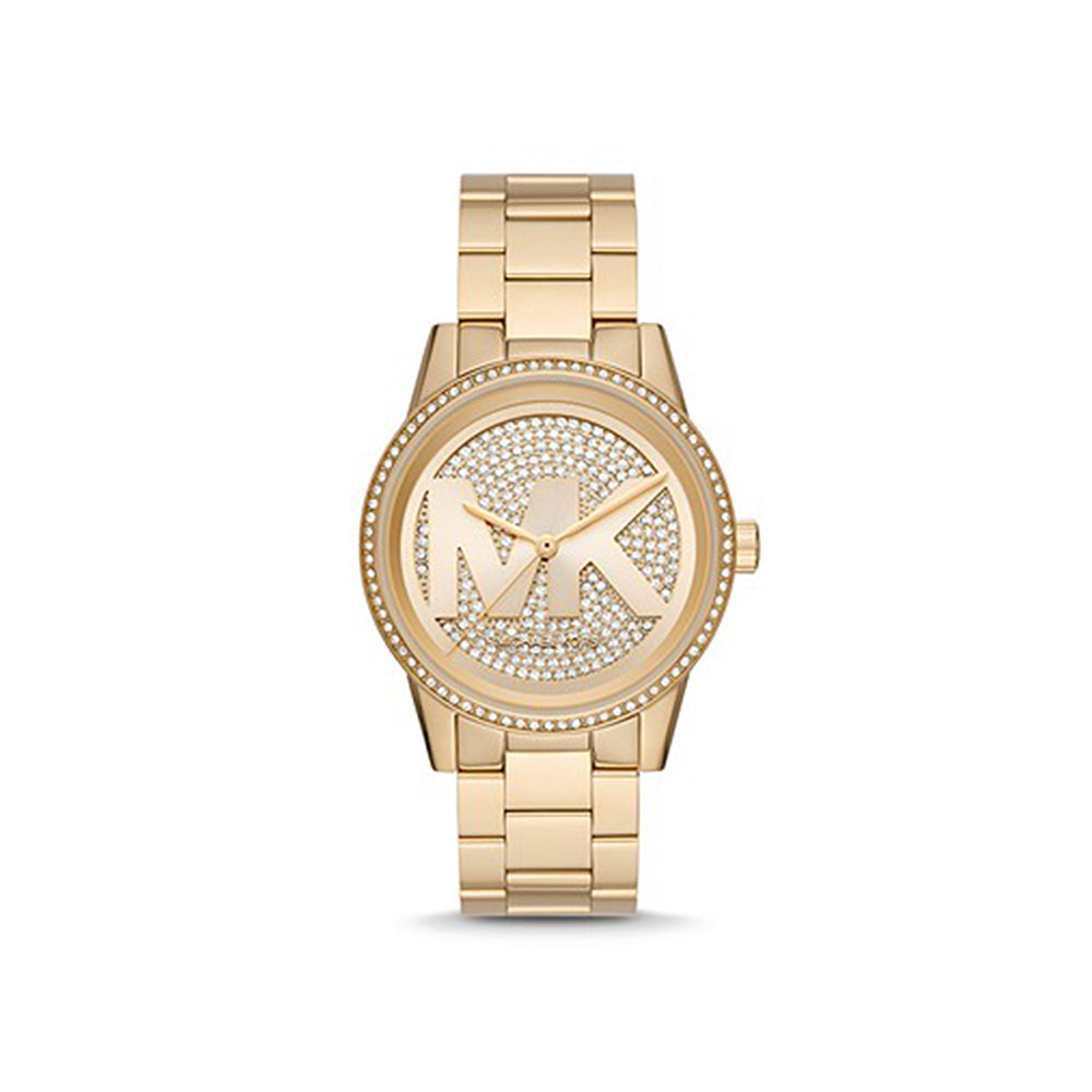 Michael Kors Analog Women's Watch Gold Plated Metal Bracelet – The ...