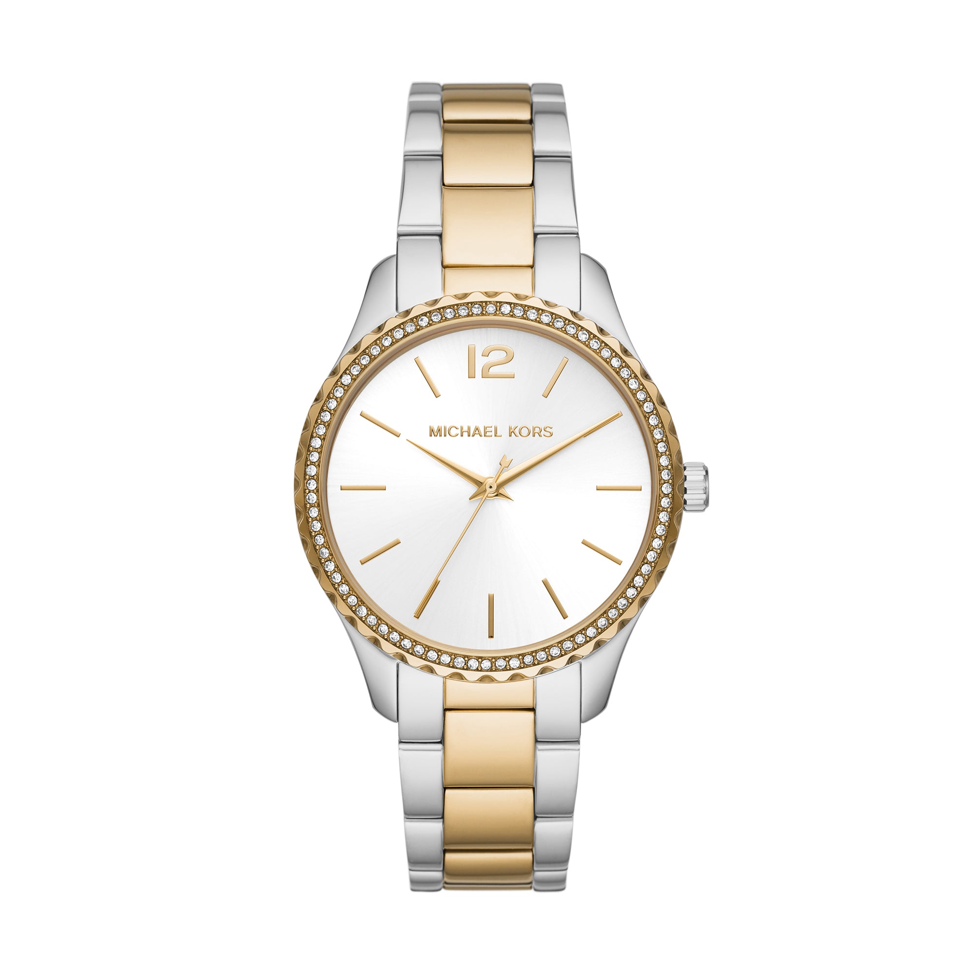 Michael Kors Analog Women's Watch Gold Plated Metal Bracelet - MK6899 ...