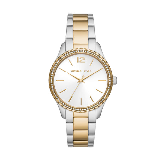 Michael Kors Analog Women's Watch Gold Plated Metal Bracelet