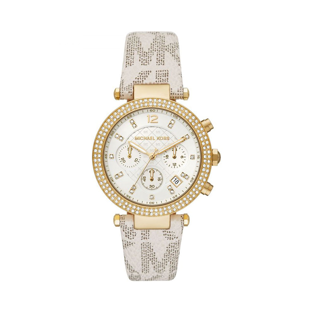 Michael Kors Analog Women's Watch Gold Plated Plastic Strap - MK6916