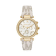 Michael Kors Analog Women's Watch Gold Plated Plastic Strap