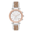 Michael Kors Analog Women's Watch Gold Plated Plastic Strap