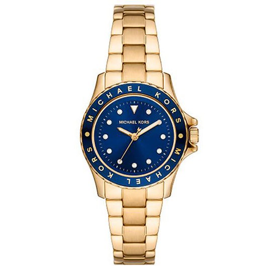 Michael Kors Analog Men's Watch Gold Plated Metal Bracelet