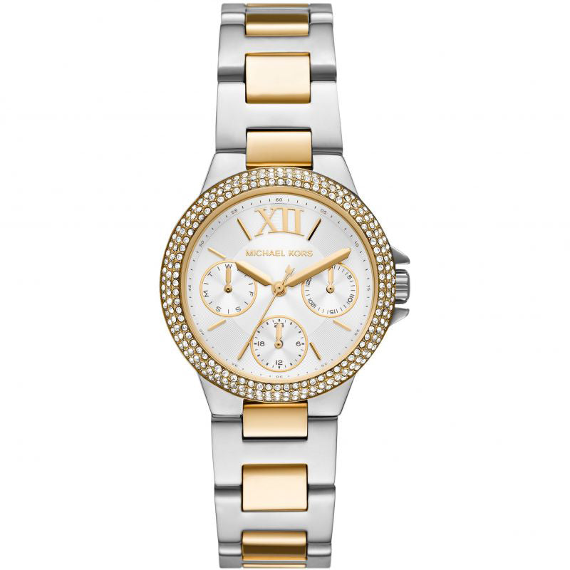 Michael Kors Analog Men's Watch Gold Plated Metal Bracelet - MK6982